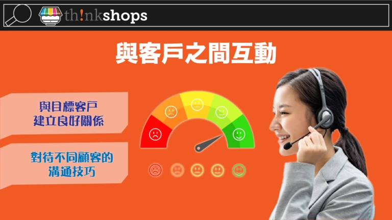 Interaction with customers